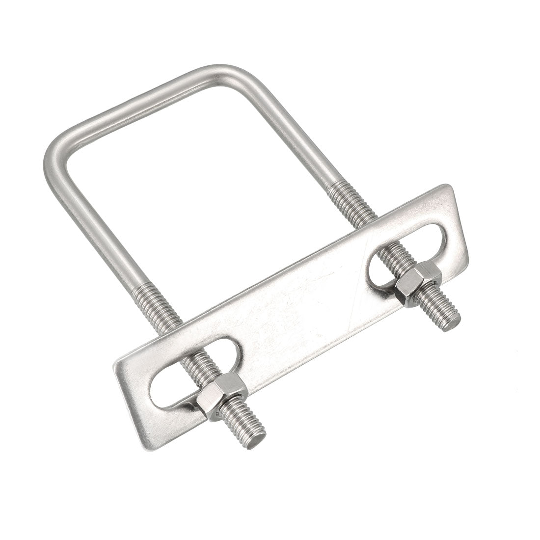 Harfington Square U-Bolts M6 D x 1-3/4" W x 3-3/8" L 304 Stainless Steel with Nuts Frame