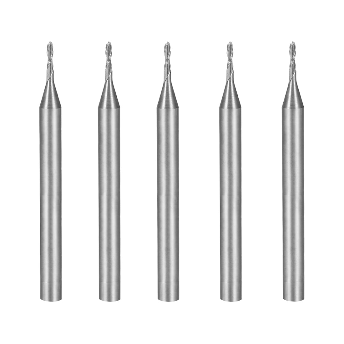 Harfington Flat Nose End Mill Cutter CNC Router Bits Flute for Acrylic PVC MDF Hardwood