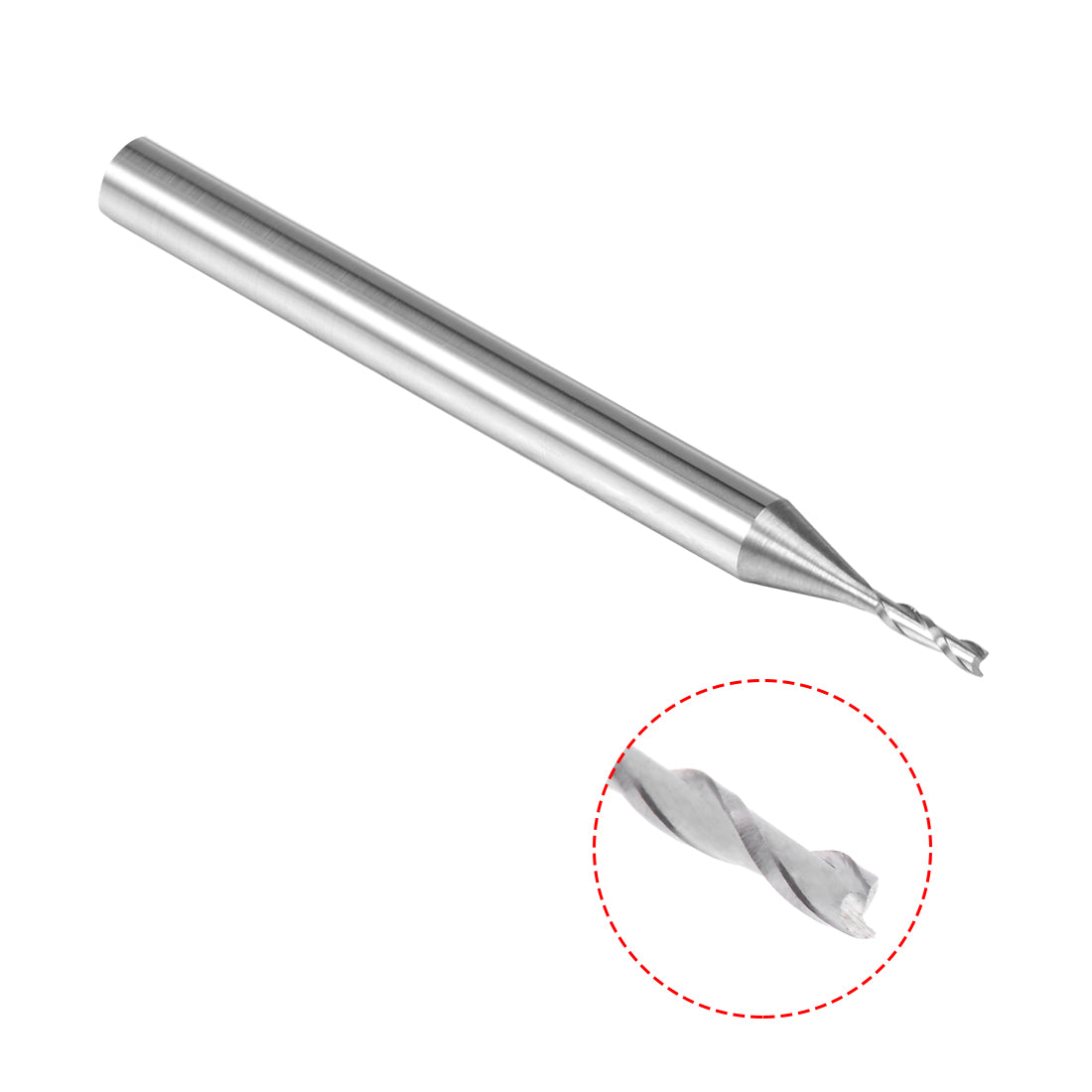 Harfington Flat Nose End Mill Cutter CNC Router Bits Flute for Acrylic PVC MDF Hardwood