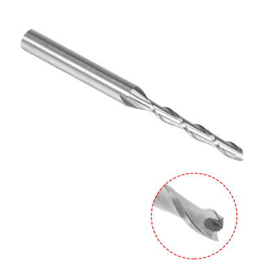 Harfington Flat Nose End Mill Cutter CNC Router Bits Flute for Acrylic PVC MDF Hardwood