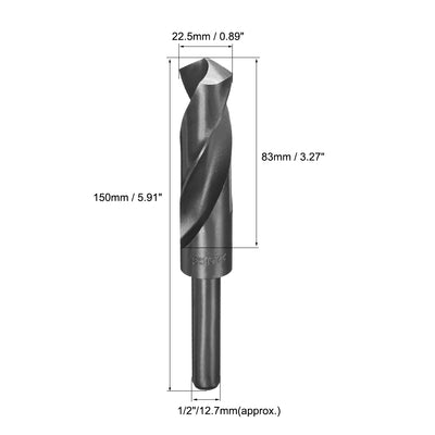 Harfington HSS 9341 Drilling Tool Reduced Shank Twist Drill Bit