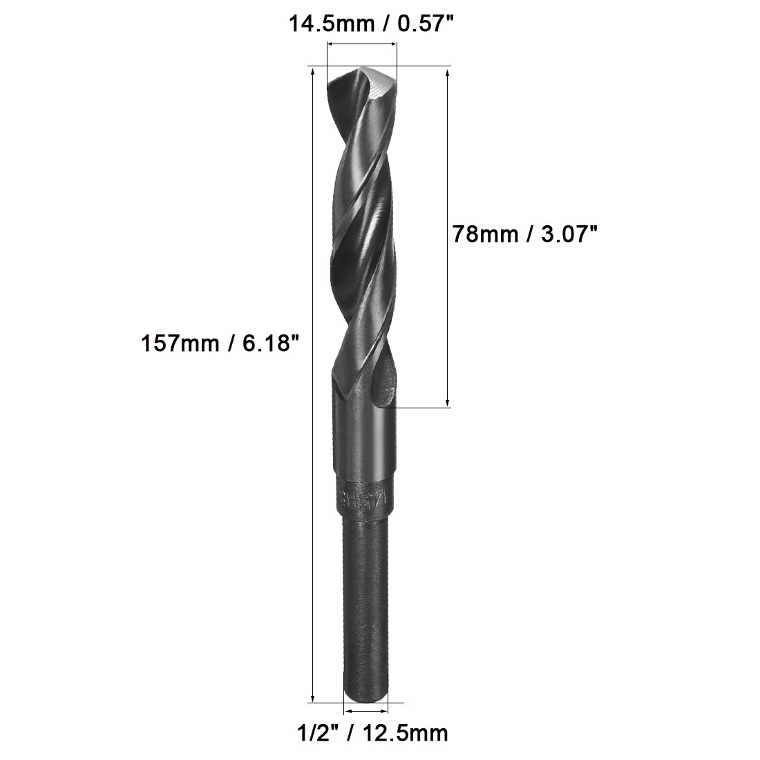 Harfington HSS 9341 Drilling Tool Straight Shank Twist Drill Bit