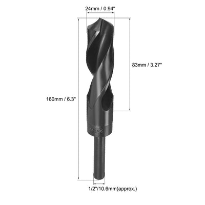 Harfington HSS 9341 Drilling Tool Reduced Shank Twist Drill Bit