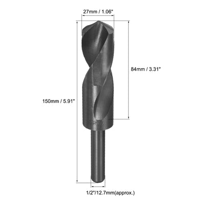 Harfington HSS 9341 Drilling Tool Reduced Shank Twist Drill Bit