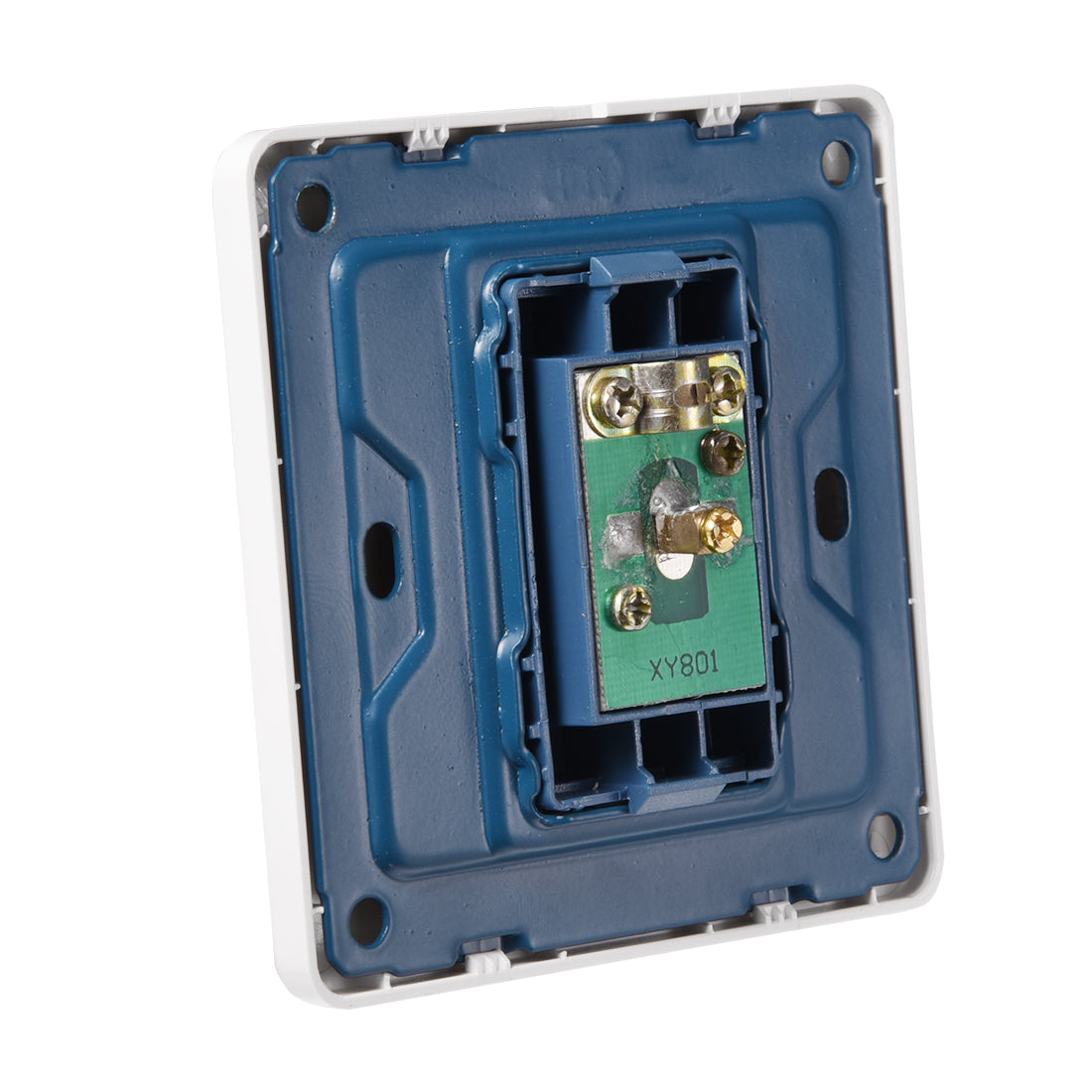 Harfington 1 Gang TV Socket Mounting Coaxial Outlet Wall Plate 86 Type White