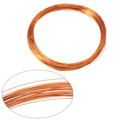 Harfington 0.15mm Dia Magnet Wire Enameled Copper Wire Winding Coil 164' Length Widely Used for Transformers Inductors