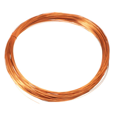 Harfington 0.15mm Dia Magnet Wire Enameled Copper Wire Winding Coil 164' Length Widely Used for Transformers Inductors