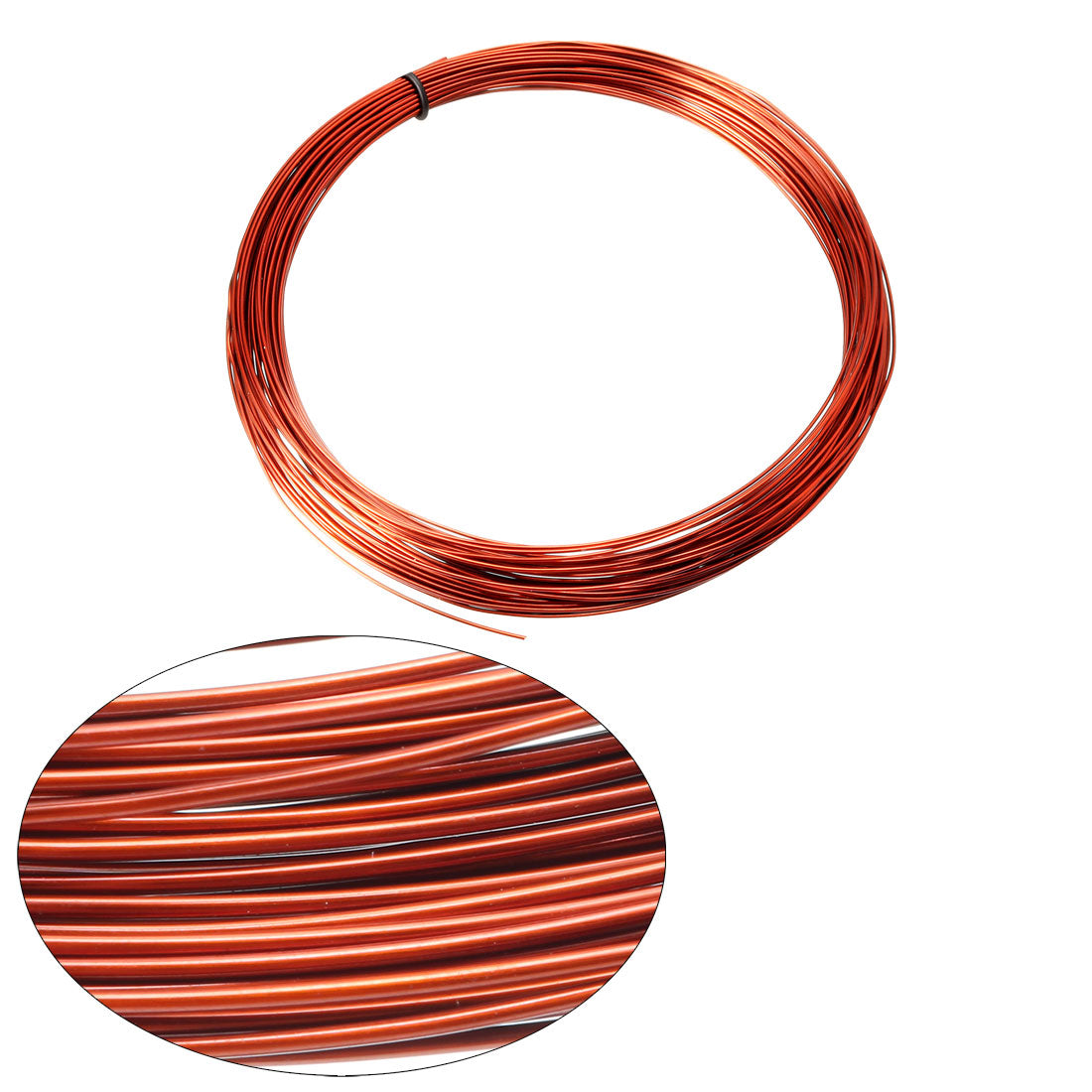 Harfington 0.71mm Dia Magnet Wire Enameled Copper Wire Winding Coil 49' Length Widely Used for Transformers Inductors