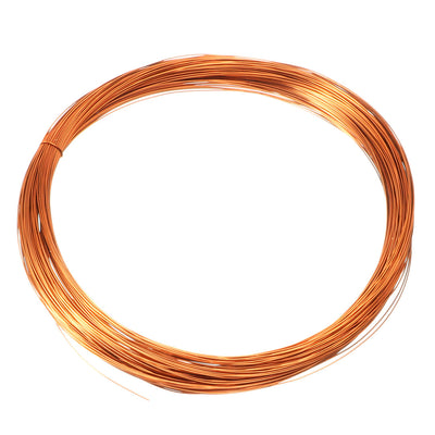 Harfington 0.17mm Dia Magnet Wire Enameled Copper Wire Winding Coil 49' Length Widely Used for Transformers Inductors