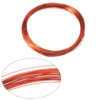 Harfington 0.23mm Dia Magnet Wire Enameled Copper Wire Winding Coil 66' Length Widely Used for Transformers Inductors