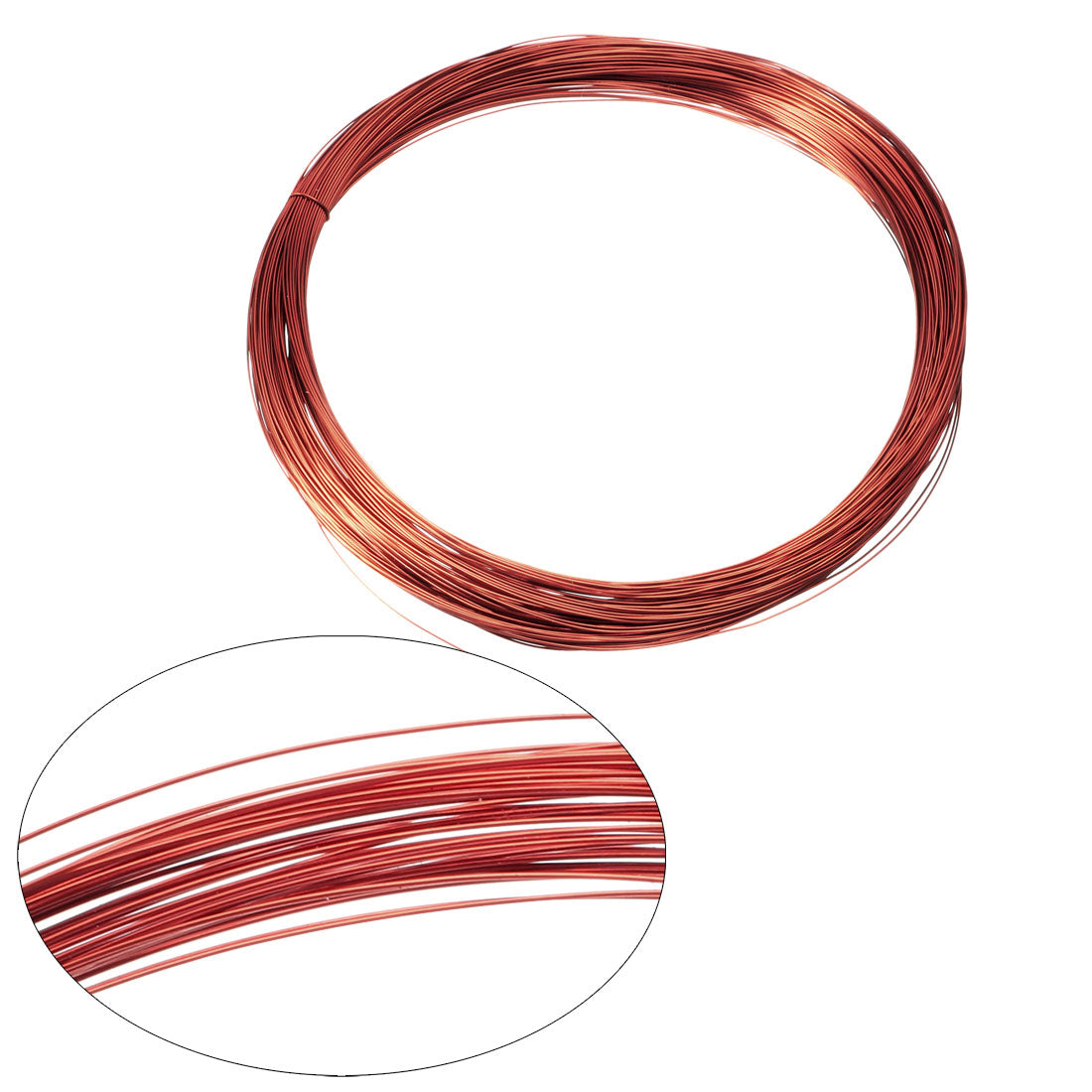 Harfington 0.33mm Dia Magnet Wire Enameled Copper Wire Winding Coil 66' Length Widely Used for Transformers Inductors