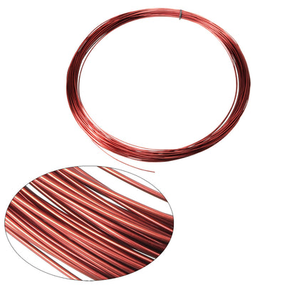 Harfington 0.51mm Dia Magnet Wire Enameled Copper Wire Winding Coil 49' Length Widely Used for Transformers Inductors