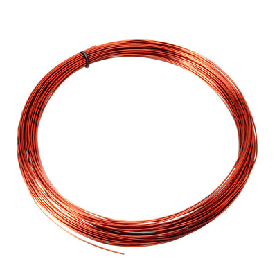 Harfington 0.59mm Dia Magnet Wire Enameled Copper Wire Winding Coil 164' Length Widely Used for Transformers Inductors
