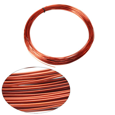 Harfington 0.62mm Dia Magnet Wire Enameled Copper Wire Winding Coil 66' Length Widely Used for Transformers Inductors