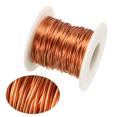 Harfington 0.8mm Dia Magnet Wire Enameled Copper Wire Winding Coil 65.6' Length Widely Used for Transformers Inductors