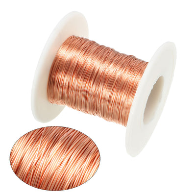 Harfington 0.27mm Dia Magnet Wire Enameled Copper Wire Winding Coil 164' Length Widely Used for Transformers Inductors
