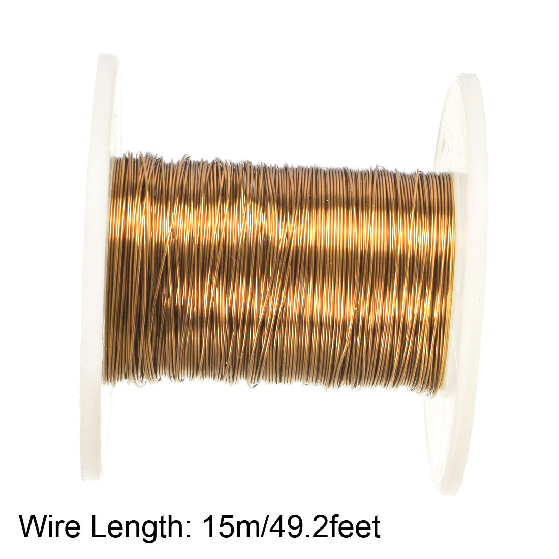 Harfington 0.29mm Dia Magnet Wire Enameled Copper Wire Winding Coil 49.2' Length Widely Used for Transformers Inductors