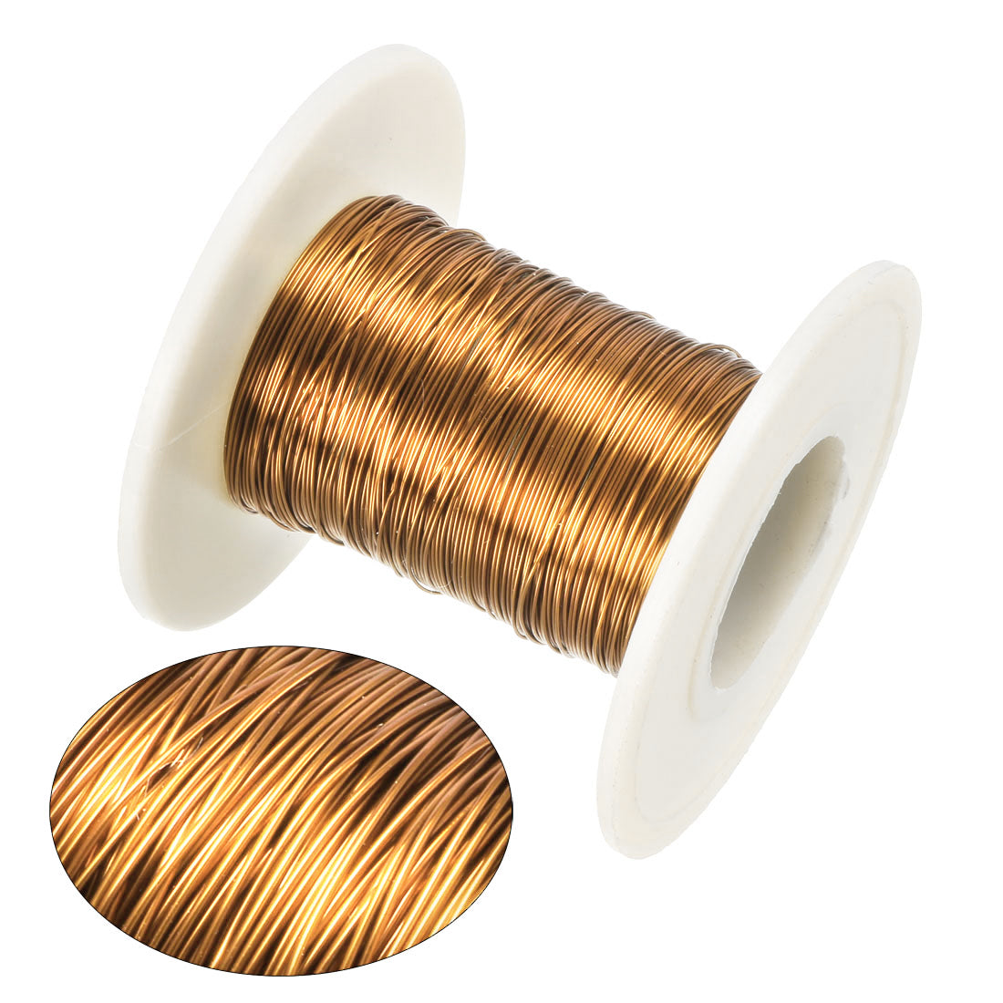 Harfington 0.29mm Dia Magnet Wire Enameled Copper Wire Winding Coil 49.2' Length Widely Used for Transformers Inductors