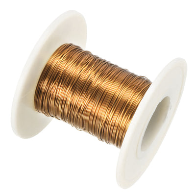Harfington 0.29mm Dia Magnet Wire Enameled Copper Wire Winding Coil 49.2' Length Widely Used for Transformers Inductors