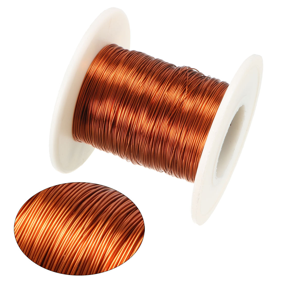 Harfington 0.31mm Dia Magnet Wire Enameled Copper Wire Winding Coil 164' Length Widely Used for Transformers Inductors