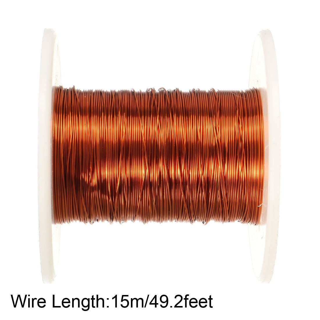 Harfington 0.31mm Dia Magnet Wire Enameled Copper Wire Winding Coil 49.2' Length Widely Used for Transformers Inductors