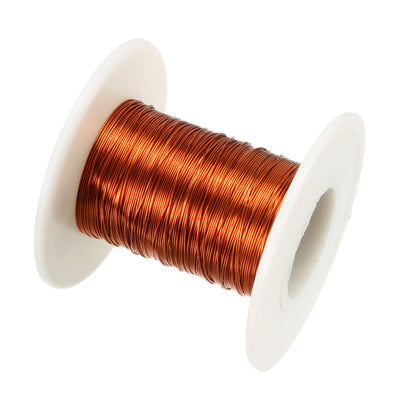 Harfington 0.31mm Dia Magnet Wire Enameled Copper Wire Winding Coil 49.2' Length Widely Used for Transformers Inductors