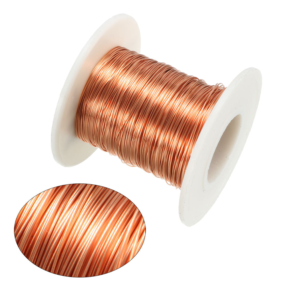 Harfington 0.33mm Dia Magnet Wire Enameled Copper Wire Winding Coil 164' Length Widely Used for Transformers Inductors