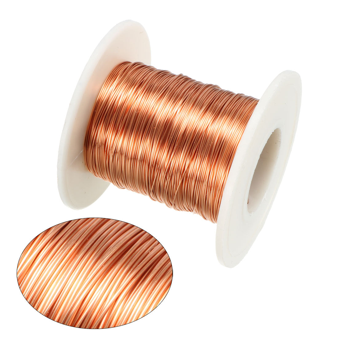 Harfington 0.35mm Dia Magnet Wire Enameled Copper Wire Winding Coil 164' Length Widely Used for Transformers Inductors