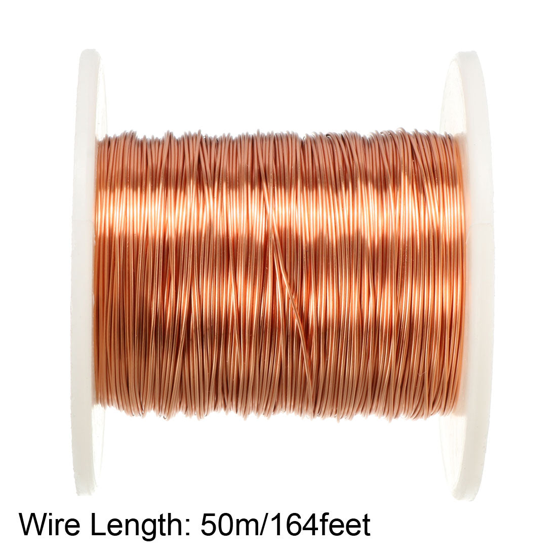 Harfington 0.38mm Dia Magnet Wire Enameled Copper Wire Winding Coil 164' Length Widely Used for Transformers Inductors
