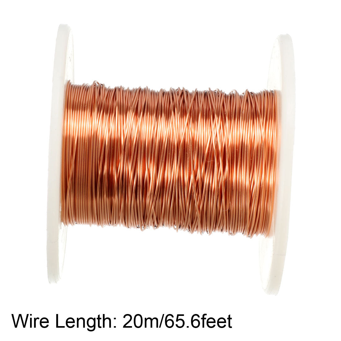 Harfington 0.38mm Dia Magnet Wire Enameled Copper Wire Winding Coil 65.6' Length Widely Used for Transformers Inductors