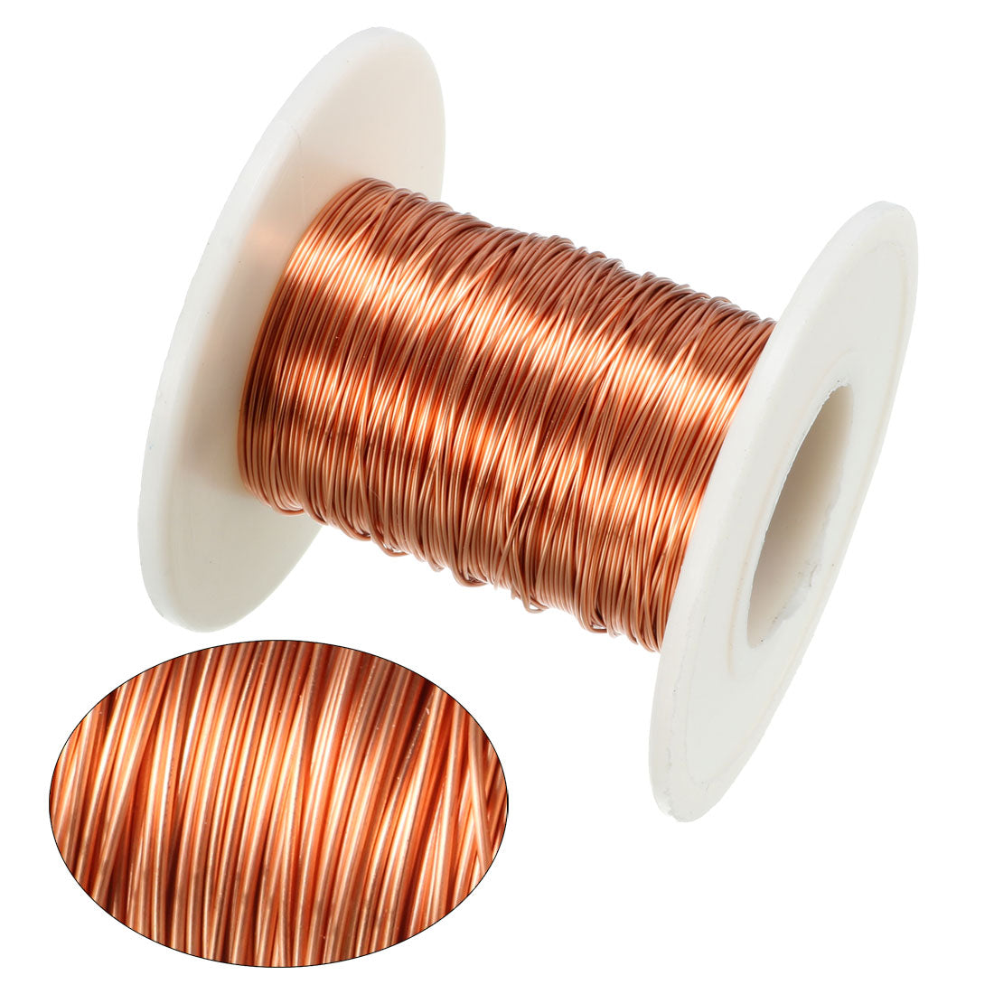 Harfington 0.38mm Dia Magnet Wire Enameled Copper Wire Winding Coil 49.2' Length Widely Used for Transformers Inductors