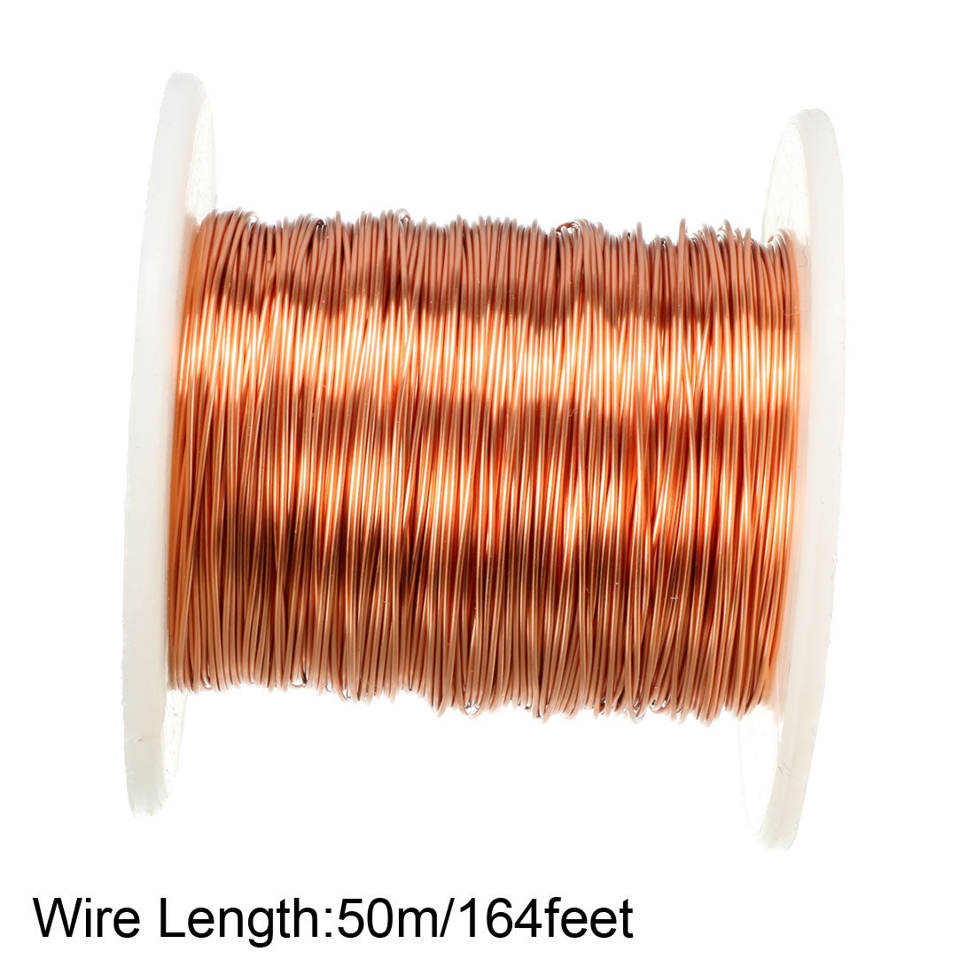 Harfington 0.41mm Dia Magnet Wire Enameled Copper Wire Winding Coil 164' Length Widely Used for Transformers Inductors