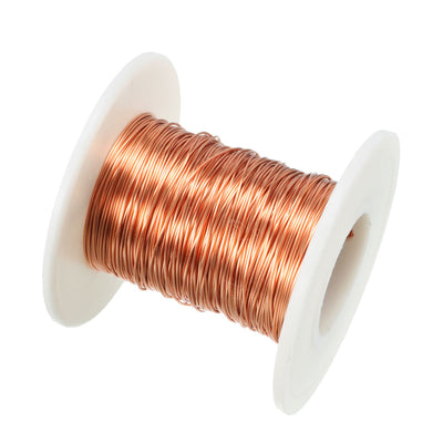 Harfington 0.41mm Dia Magnet Wire Enameled Copper Wire Winding Coil 65.6' Length Widely Used for Transformers Inductors