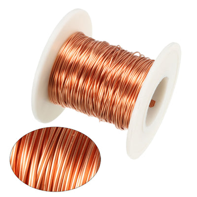 Harfington 0.55mm Dia Magnet Wire Enameled Copper Wire Winding Coil 65.6' Length Widely Used for Transformers Inductors