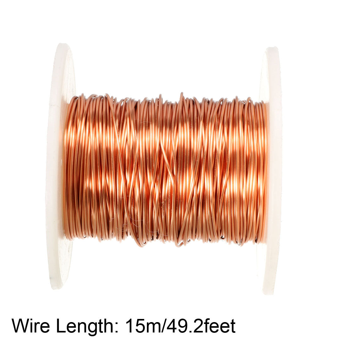 Harfington 0.55mm Dia Magnet Wire Enameled Copper Wire Winding Coil 49.2' Length Widely Used for Transformers Inductors
