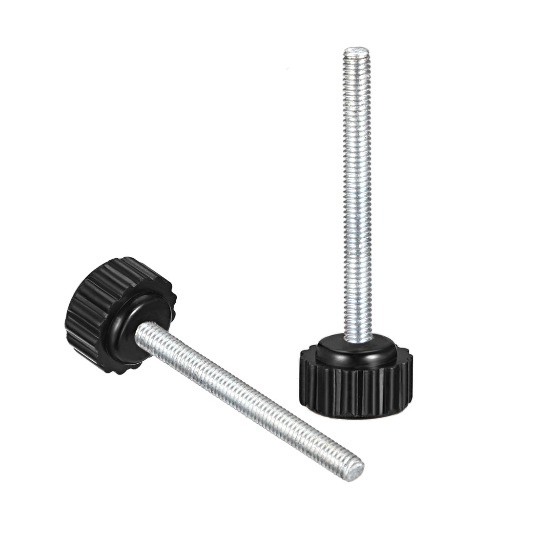 Harfington Male Thread Knurled Clamping Knob Grip Thumb Screw on Type Round Head 2 Pack