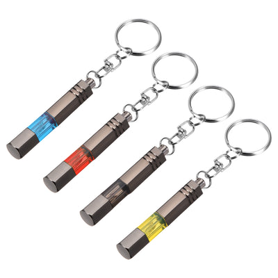 Harfington Anti-Static Keychain Static Shock Eliminator Black Chrome Plated Yellow