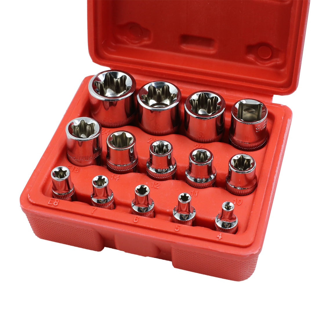 Harfington 14 in 1 Car Spark Plug Socket Remover Tool Double End Box Spanner Wrench