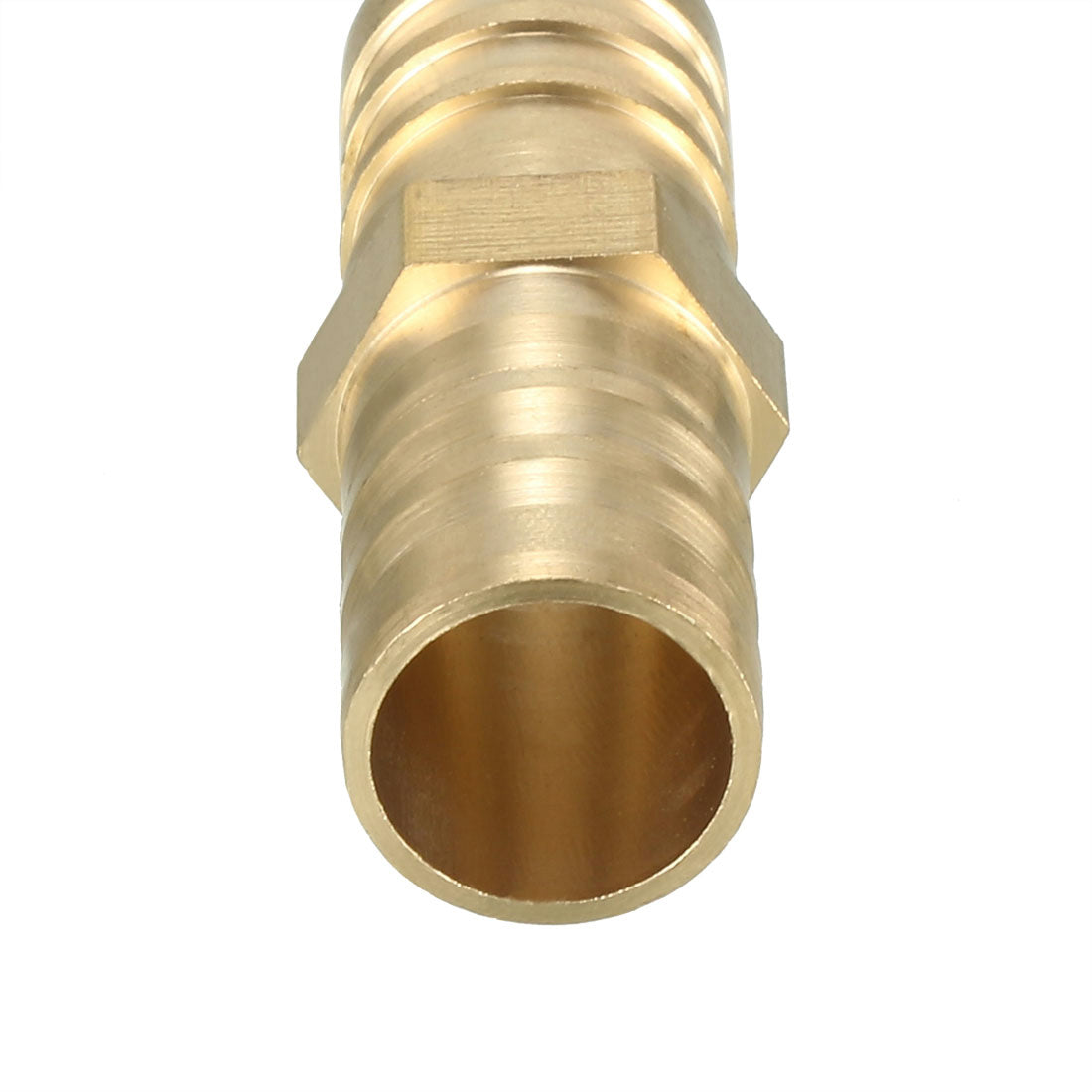 Harfington 14mm Brass Barb Hose Fitting Straight Connector Coupler