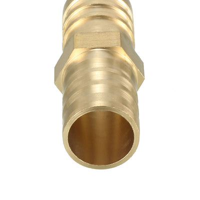 Harfington 14mm Brass Barb Hose Fitting Straight Connector Coupler