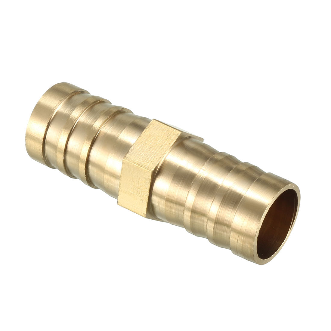 Harfington 14mm Brass Barb Hose Fitting Straight Connector Coupler