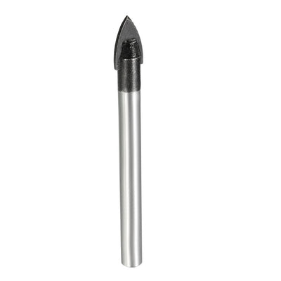 Harfington Drill Bit 10mm for Ceramic,Brick,Glass,Masonry,Tile and Wood,Sliver and Black,10pcs