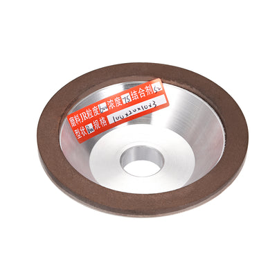 Harfington 4-inch Flaring Cup Diamond Grinding Wheels Resin Bonded Abrasive Wheel 600 Grits