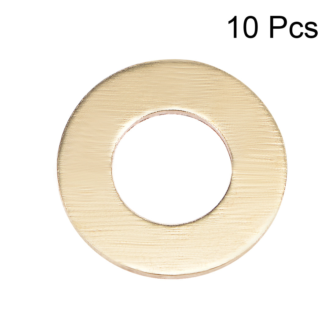 Harfington 10Pcs 10.5mm x 20mm x 1.5mm Copper Flat Washer for Screw Bolt