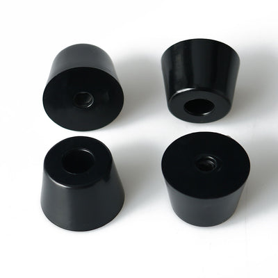 Harfington 16pcs Rubber Feet Bumpers Furniture Table Amplifier Speaker Cabinet Leg Pads, D27x21xH18mm