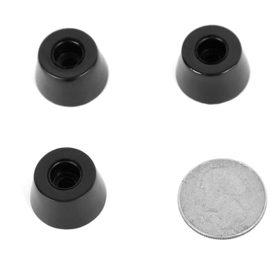 Harfington 16pcs Rubber Feet Bumpers Furniture Table Amplifier Speaker Cabinet Leg Pads, D20x16xH12mm