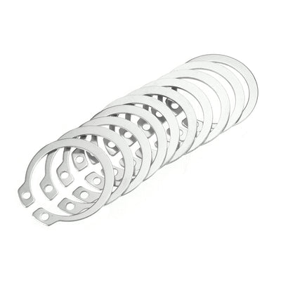 Harfington 13.7mm External Circlips Retaining Shaft Snap Rings 304 Stainless Steel 50pcs