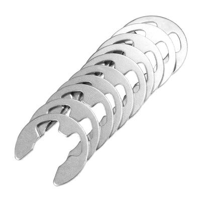 Harfington 30mm External Circlips Retaining Shaft Snap Rings 304 Stainless Steel 10pcs
