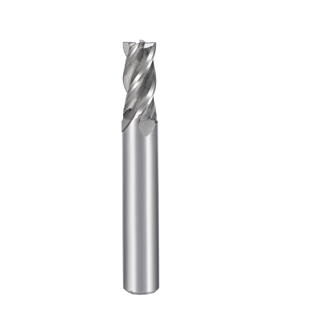 Harfington High Speed Steel HSS-AL 4 Flute Straight End Mill Cutter CNC Router Bits