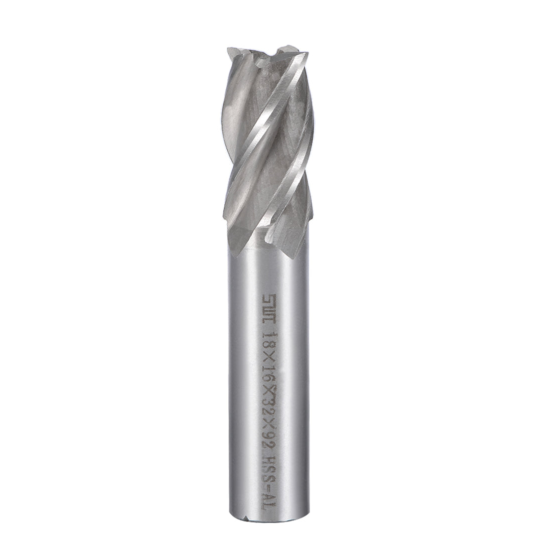 Harfington HSS-AL 4 Flute Straight End Mill Cutter CNC Router Bits